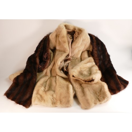 680 - James Smith Furriers, Hanley pastel mink ladies jacket, approx size 8/10 together with mink fur stol... 