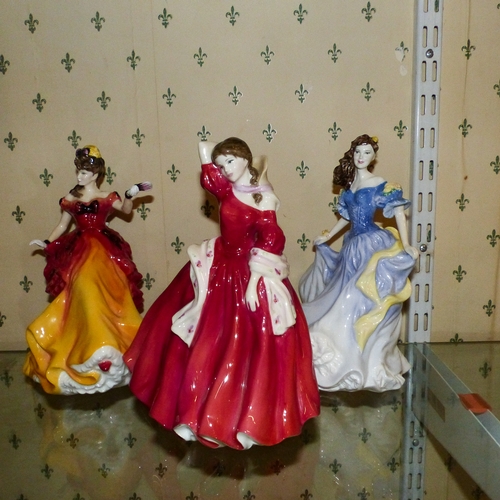 50 - Royal Doulton, Three Lady Figures Rebecca HN4041, Ellen HN4231 and Belle HN3703 (3)