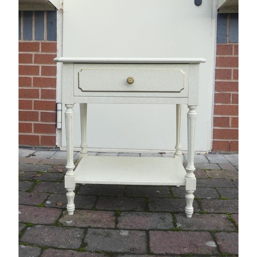 653 - French Style bedside table (55.5cm H) Loose top (1)