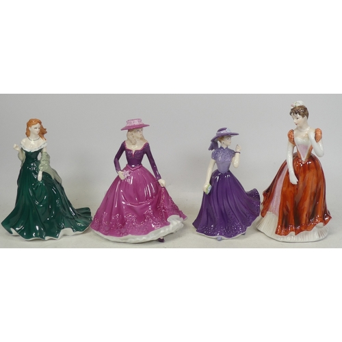 346 - Three Royal Worcester 'Les Petites' Lady Figures to include 'Poppy', 'Joy' and 'Charlotte' Limited E... 