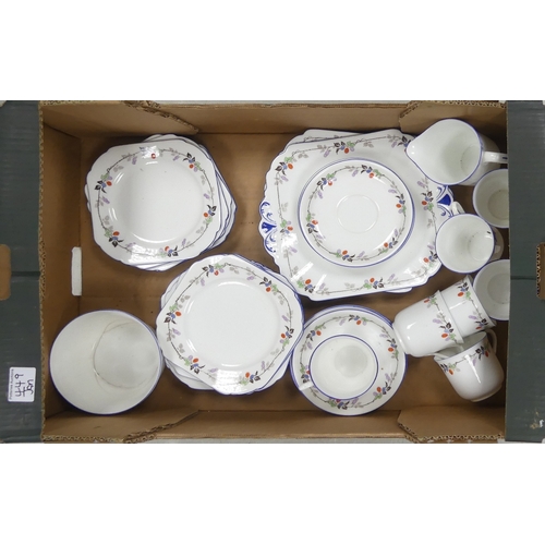 449 - Shelley Bone China (2090)Part Tea Set Including Seven Teacups, Nine Saucers, Twelve Side Plates, Two... 