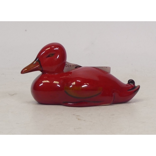 78 - Royal Doulton, Flambe model of a small duckling