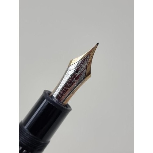 696A - A Mont Blanc no.149 Meisterstuck fountain pen. With 14k bi-colour gold nib, no. 4810.