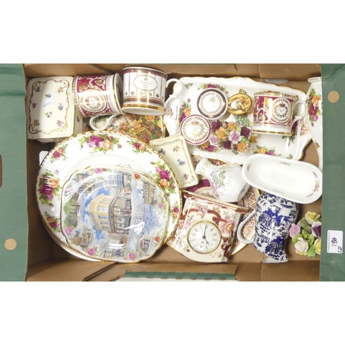 186 - Toby jugs/crestware and other collectables- 2 trays