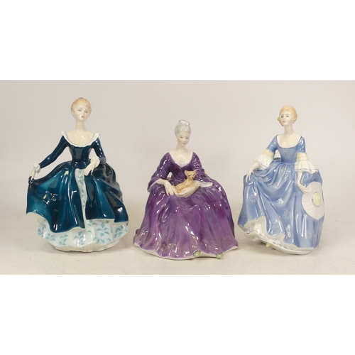 203 - Three Royal Doulton Lady Figures to include 'Hilary' HN2335, 'Janine' HN2461 and 'Charlotte' HN2421.... 