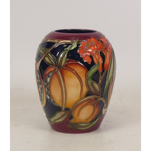 217 - Moorcroft Plevriana Vase designed by Rachel Bishop. (H:10cm)