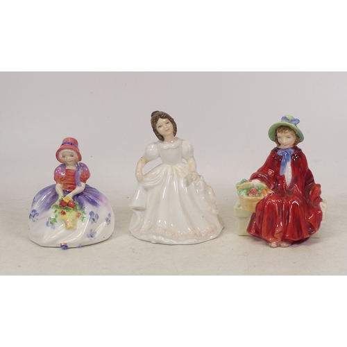 255 - Three Royal Doulton Lady Figures to include 'Amanda' HN3635, exclusively for Collectors Club, 'Monic... 