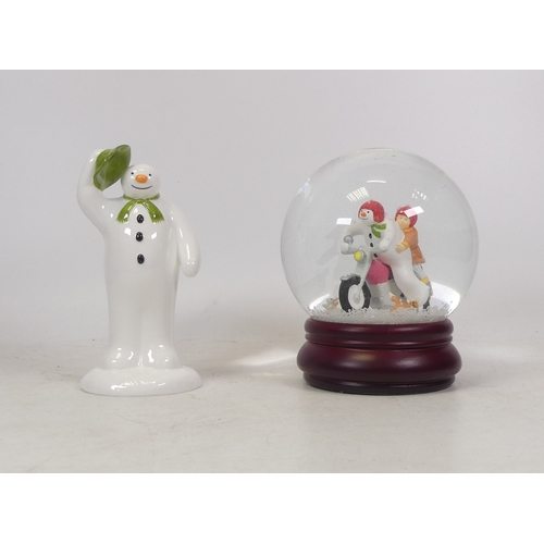 267 - Coalport Boxed Characters including The Snowman 'The Greeting' also The Snow Globe 'Hold On Tight (2... 