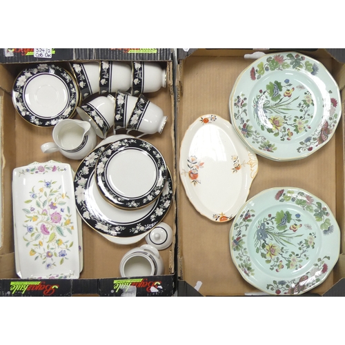 324 - Royal Doulton Vogue Collection 'Intrigue' Part Tea Set including Six Cups & Saucers, Six Side Plates... 