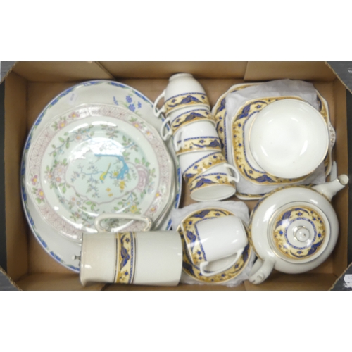 325 - Gladstone China (2235) Part Tea Set including Teapot, Sugar Bowl, Milk Jug, Hot Water Jug, Cups & Sa... 