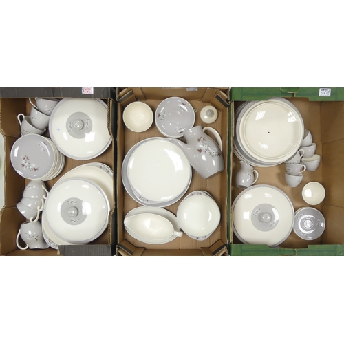 352 - Royal Doulton 'Frost Pine' Tea/Dinner set D6450 to include Four Large Lidded Tarines, Two Double Han... 