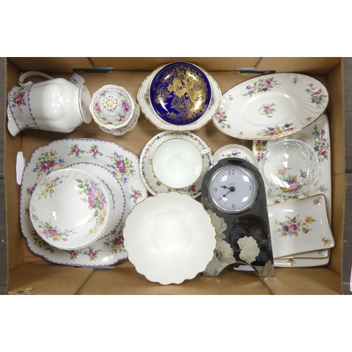 357 - A Mixed Collection of Ceramics Royal Albert Petit Point China items, Minton Blue Genevese Dish etc. ... 