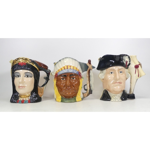 416 - Three Royal Doulton Large Character Jugs 'The Antagonists' Collection to include 'The Siege of Yorkt... 