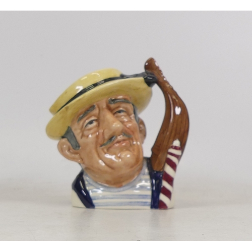 420 - Royal Doulton small character jug Gondolier D6592. (H:11cm)