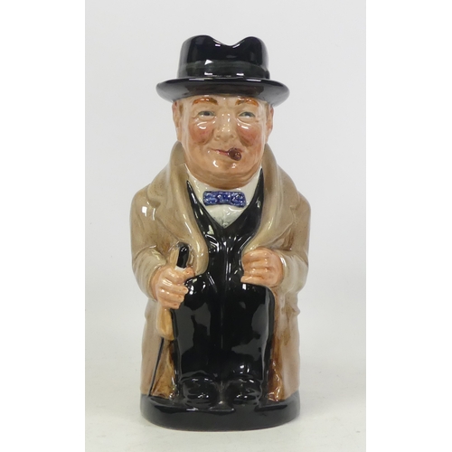 44 - Royal Doulton, Large Toby Jug Winston Churchill 8360