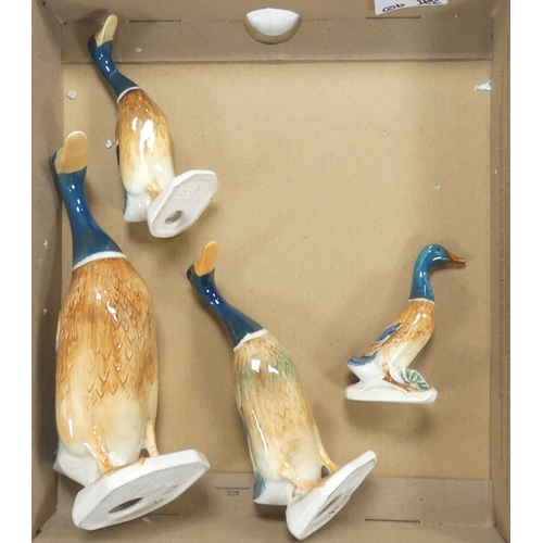 89 - Beswick graduated Mallard ducks 756-1, 756-2, 756-2a etc