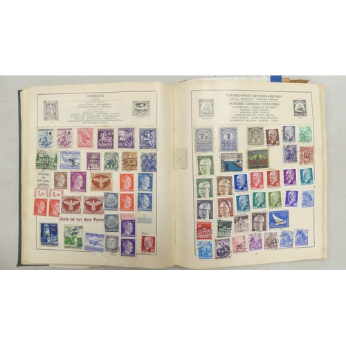 546 - A Collection of UK and World Stamps in The Strand Stamp Album together with Motor Fuel Ration Book