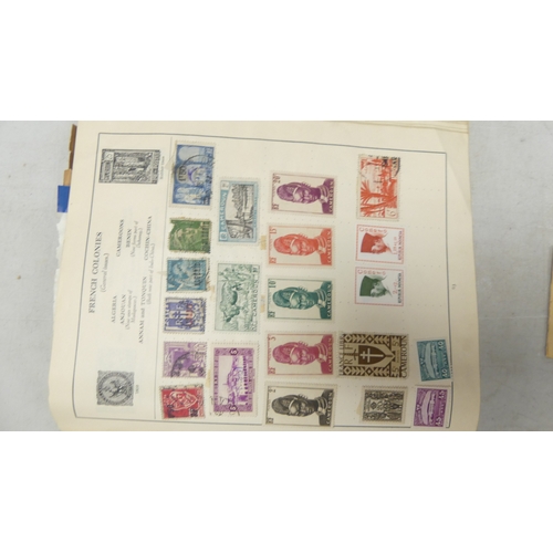 546 - A Collection of UK and World Stamps in The Strand Stamp Album together with Motor Fuel Ration Book