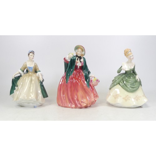 47 - Royal Doulton, Three Lady Figures Lady Charmian HN1949, Elegance HN2264 and Soiree HN2312 (3)