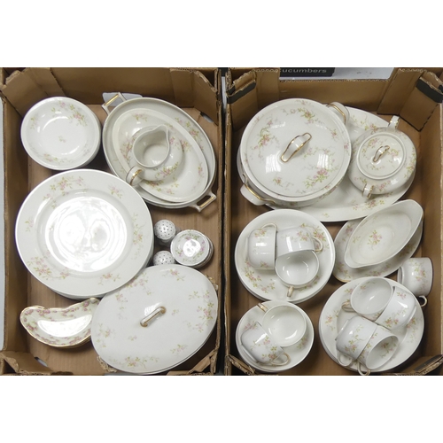 327 - Theodore Haviland 'Limoges' France C.1900 Dinner set to include Eight Dinner plates, Seven Luncheon ... 