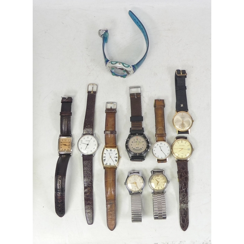 798 - A Collection of Wristwatches including Accurist, Sekonda, Timex, Oris and G-Shock examples