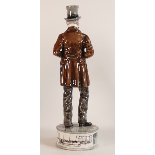 112 - Royal Doulton prestige figure Isambard Kingdom Brunel HN4940, from the Pioneers collection in 2006, ... 