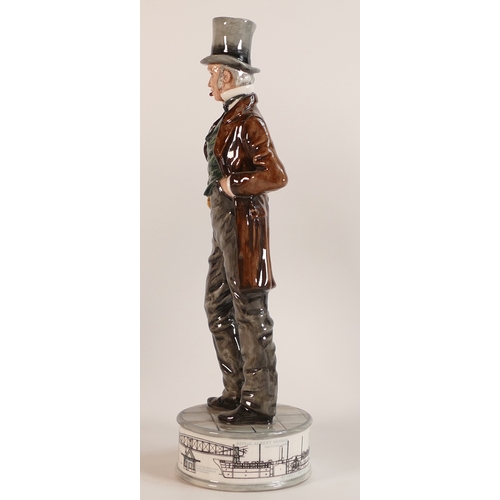 112 - Royal Doulton prestige figure Isambard Kingdom Brunel HN4940, from the Pioneers collection in 2006, ... 