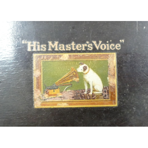 468 - His Master's Voice Radio FM/MW/LW model No.1134. (H: 35cm x L: 48cm)