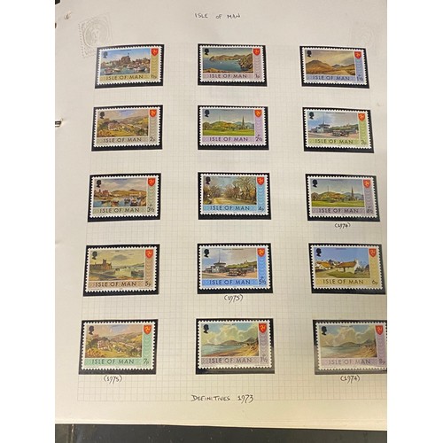 568 - A Collection of Jersey, Guernsey and Isle of Man First Day Covers in Black Folder.