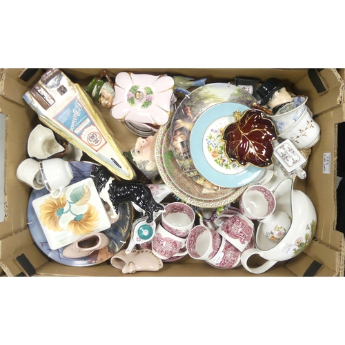 355 - A  Selection of ceramics to include Enoch Wedgwood 'Avon Cottage' Coffee cans and saucers, Small Ayn... 