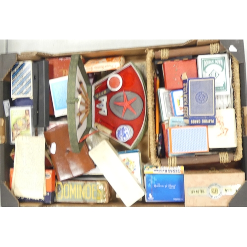 357 - A Selection of Dominos, Playing Cards, Japanese Calligraphy set and set of Chinese Cloisonne Baoding... 