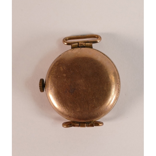 741 - 9ct rolled gold wristwatch, 17.2g.