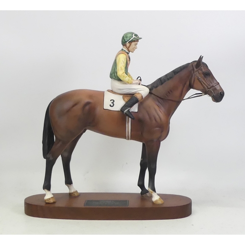 87 - Beswick Connoisseur Beswick model of Nijinsky with Lester Piggott up.