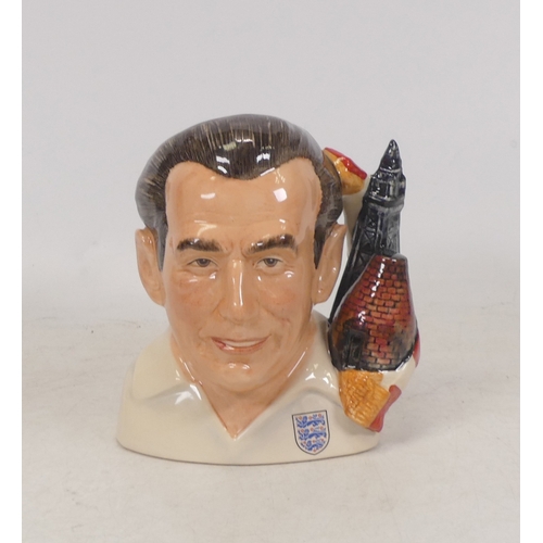 168 - Royal Doulton Small Character Jug of Stanley Matthews D7161, Limited Edition No.198 of 5000.