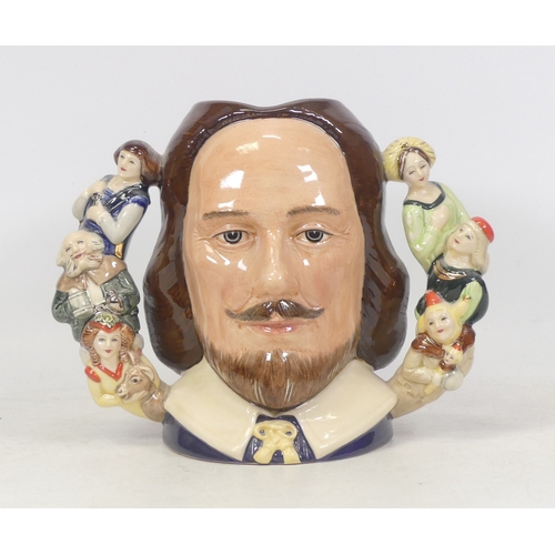 181 - Royal Doulton Large Two Handled Character Jug William Shakespeare D6933, Limited Edition No.1359 of ... 