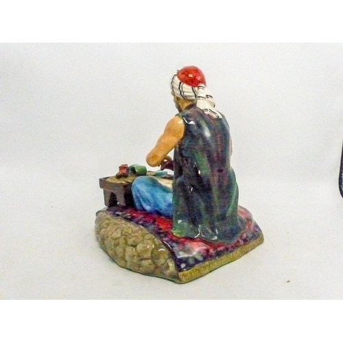 15 - Reg Johnson model of Cobbler of Baghdad.
Reginald Johnson (1909-93) worked at the Royal Doulton fact... 