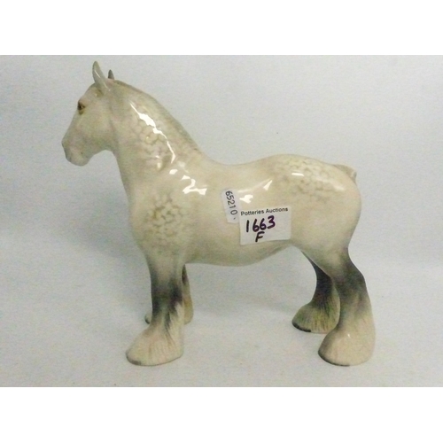 111 - Beswick Grey shire mare model 818.