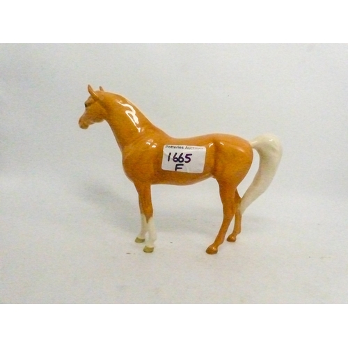 130 - Beswick Palomino Arab Xayal, gloss finish.