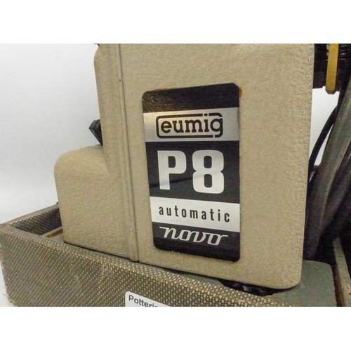 288 - Cased Eumig P8 projector.