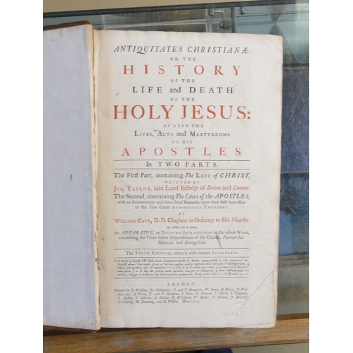 697 - 1742, Jeremy TAYLOR and William CAVE, 'Antiquitates Christianae: Or, The History of the Life and Dea... 