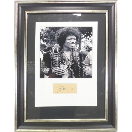 468 - Genuine Jimi Hendrix (1942-1970) Signature. Provenance from Sandra and Stephen Green of Acoustica, C... 