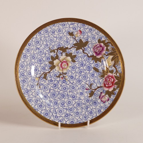 68 - A mixed collection of 19th and 20th century porcelain including Royal Worcester red ground cabinet p... 