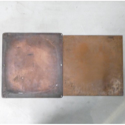 77 - Barker Bros. Original Copper printing plates '8 in Europa' and an unmarked Copper plate with Horse c... 