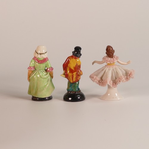 89 - Nine 19th and 20th century porcelain miniatures including - Paris Porcelain gilt metal mounted flora... 