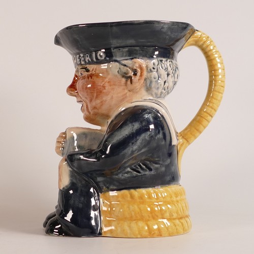 110 - Shorter & Sons rare musical toby jug HMS Cheerio, h.21cm.