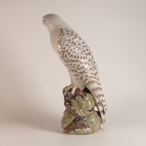 135 - Royal Copenhagen, large model of an Icelandic Falcon 1661 40cm high.