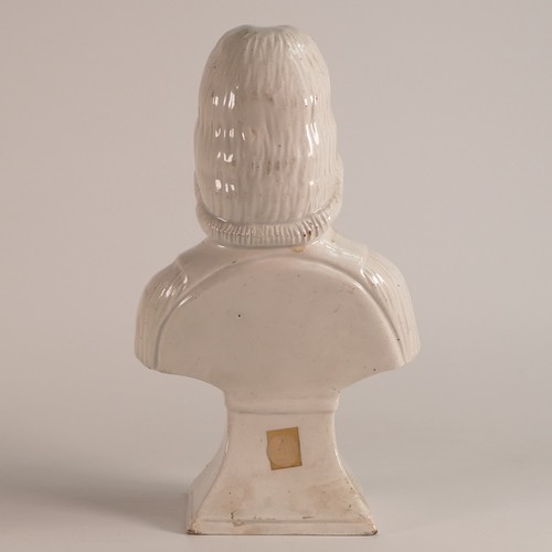 160 - Staffordshire 19th century bust of Rev. John Wesley (1703-1791). After original model by Enoch Wood ... 