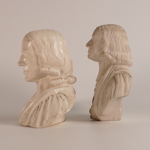 162 - Two busts of Rev. John Wesley (1703-1791) to include one from Grimwades Royal Winton, moulded name t... 