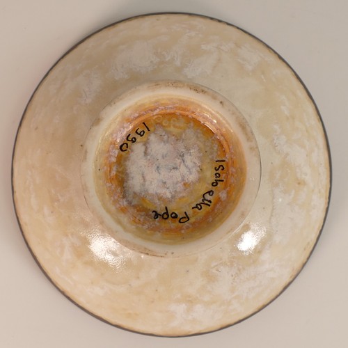 179 - Isabella Pope, Studio Pottery Bowl. Pope was a Master Potter and teacher who created these forms ins... 