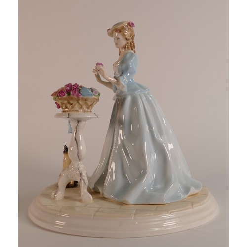 190 - Coalport for Compton & Woodhouse, 'Rose Arranger' Limited edition figure. Numbered 68 of 1450.